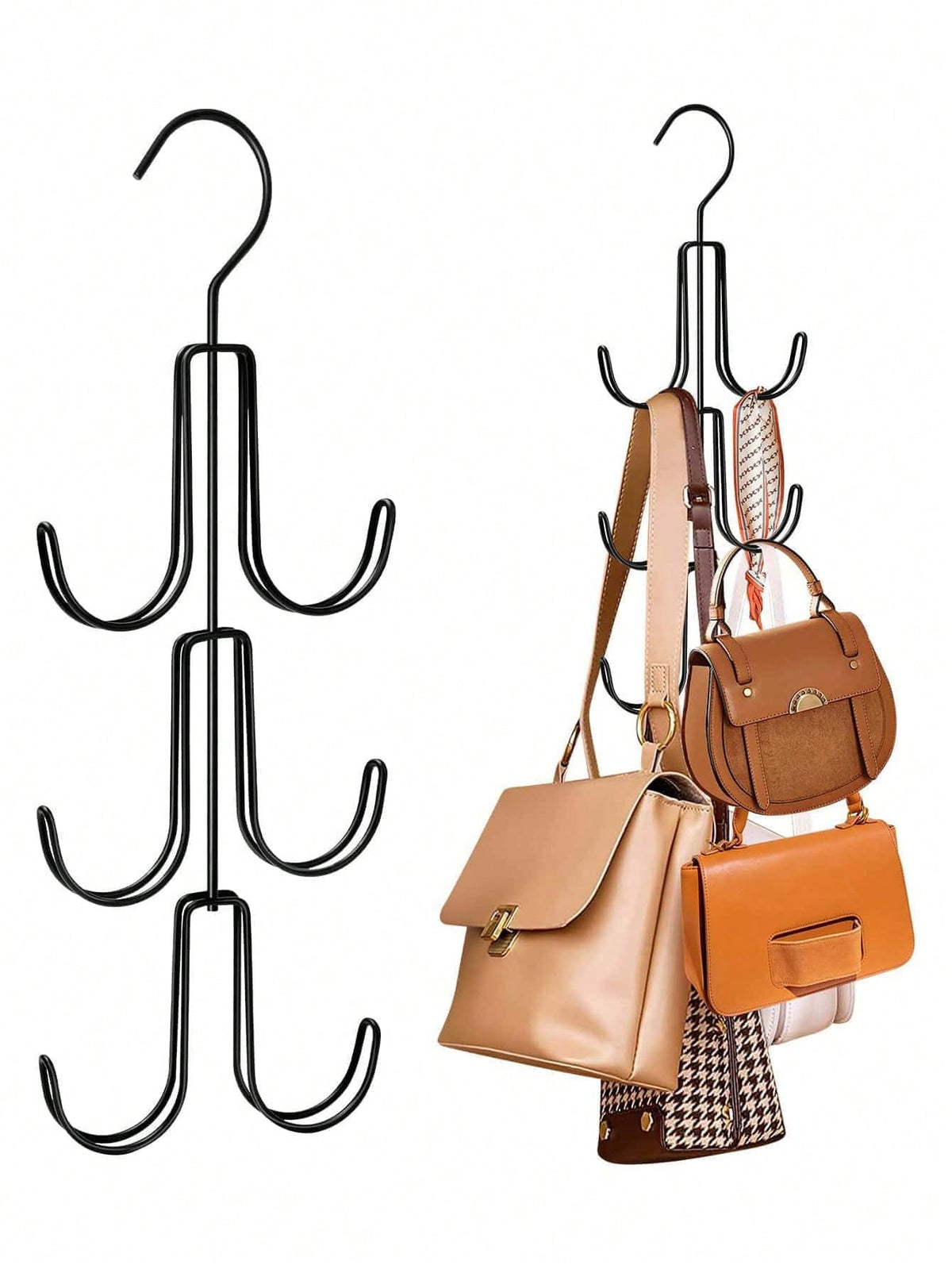 1/2pcs Bag Rack Hooks Multi-Function Belt Tie Strap Hanger Hook, Gender Reveal Party, Perfect For Birthdays, Weddings, Parties, The Perfect Gift For Colleagues, Friends, And Family, Back To School