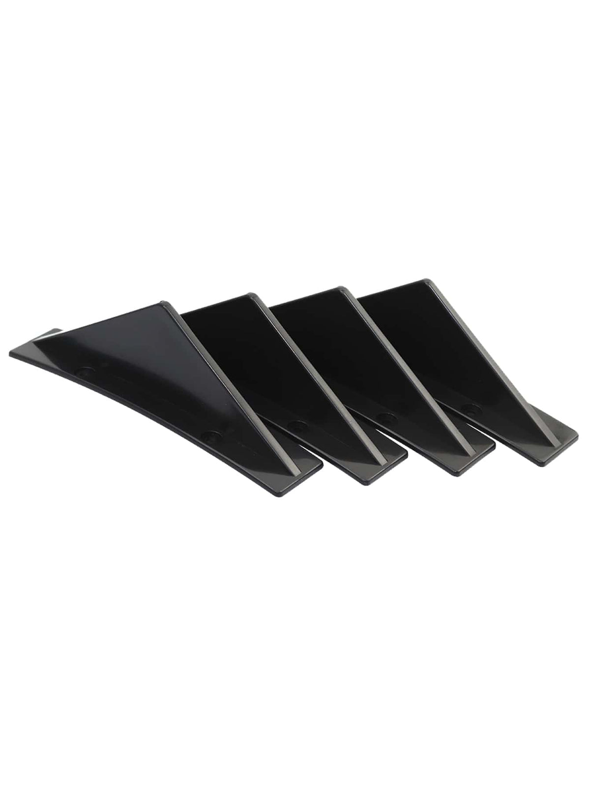 1 Set Black ABS Car Rear Bumper Spoiler Diffuser