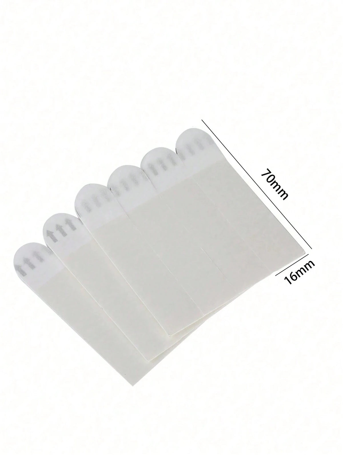 12pcs No-Drill Self-Adhesive Tape Strips, Picture Frame Fixing Poster Wall Hook Decoration Fixing Double-Sided Tape, No Damage Self-Adhesive Tape For Picture Frame, No-Drill Self-Adhesive Tape For Wal