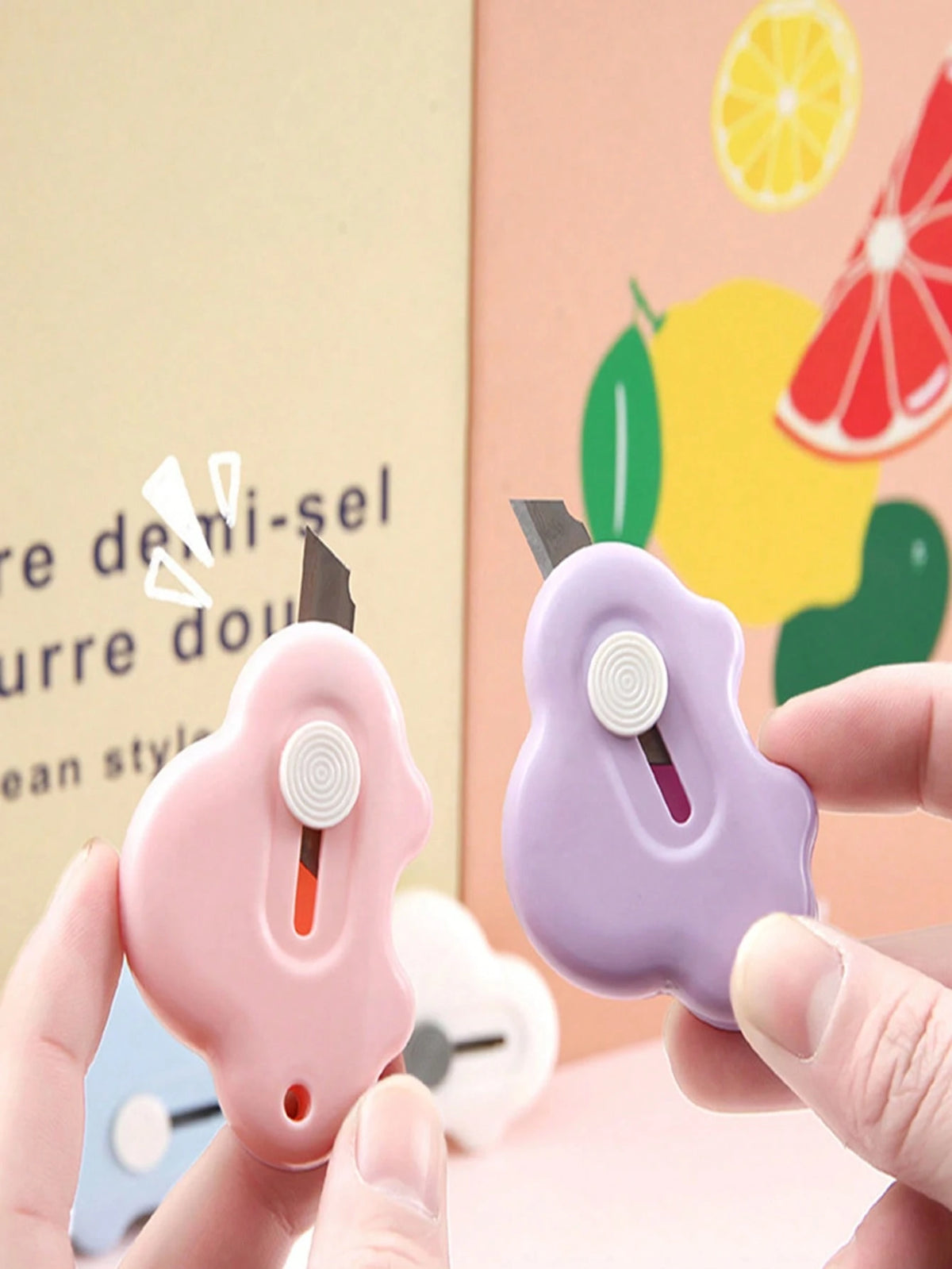 1pc/10pcs Cute Mini Car Shaped Utility Knife, Portable Small Size Student Stationery, Craft Knife, Package Opener
