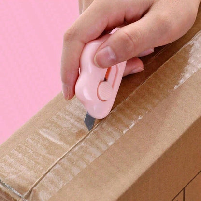 1pc/10pcs Cute Mini Car Shaped Utility Knife, Portable Small Size Student Stationery, Craft Knife, Package Opener