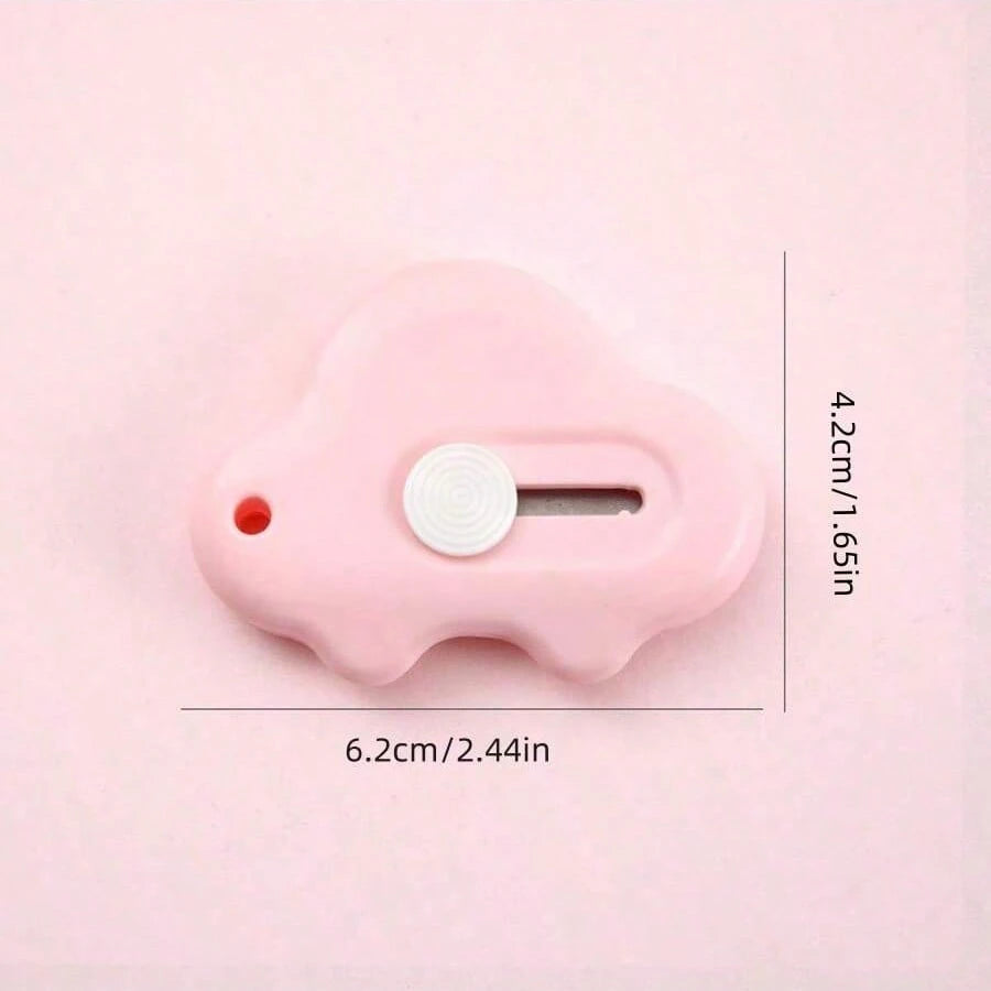 1pc/10pcs Cute Mini Car Shaped Utility Knife, Portable Small Size Student Stationery, Craft Knife, Package Opener