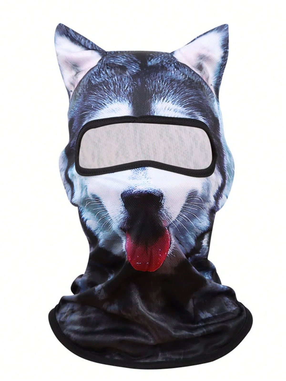 1pc/2pcs Unisex 3D Animal Pattern Protective Face Mask Head Cover, Outdoor Fun Water Sports Hat, Sun Protection Animal Head Cover (Cat, Dog Styles), Suitable For Daily Outings, Travel, Hiking, Skiing