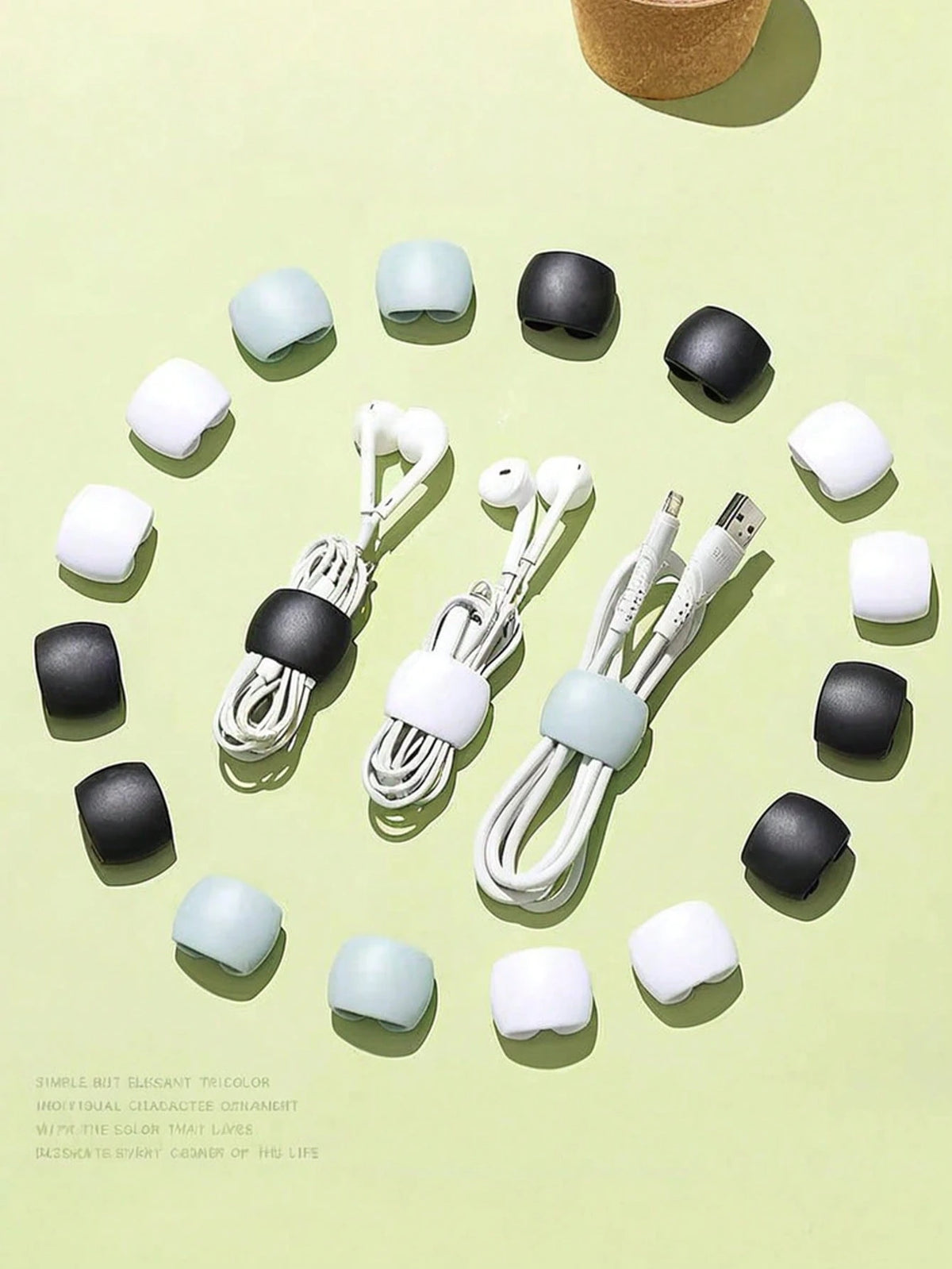 1pc/5pcs/10pcs Data Cable Storage Buckle, Power Cable Winding Device, Home Appliance Cable Group Organizer, Travel Data Cable Consolidation Organizer