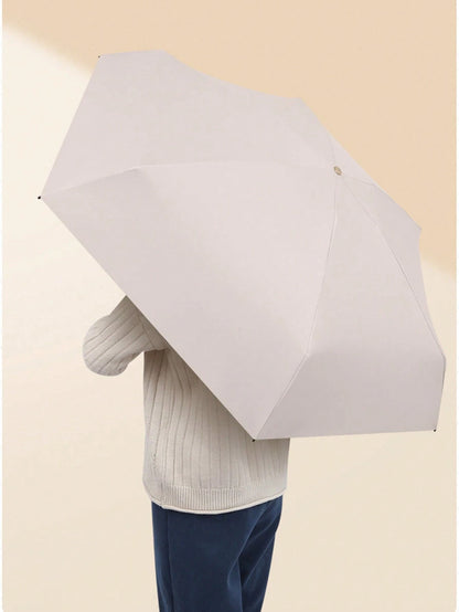 1pc Compact Capsule Umbrella, Portable Mini Umbrella With Carrying Case, Suitable For School, Office, Home, Travel, Protects Against Rain And UV,Mother's Day Gift,Bedroom Decor,Garden,Kitchen Decor,Su