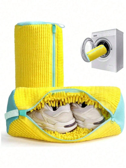 1pc Durable Shoe Laundry Bag, Special Noise-Reducing Anti-Deformation Washing Machine Bag, Reusable Laundry Bag, Loose Cleaning Tool, Suitable For Sneakers, Canvas Shoes, Men's Shoes, Women's Shoes
