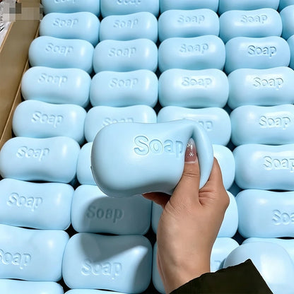 1pc Soap-Shaped Slow Rebound PU Squishy Toy, Macaron Pink White Blue Soft Squeeze Stress Relief Toy, Cute Mini Realistic Soap Sensory Toy, Suitable For Children And Adults, Office Desk Anxiety Relief