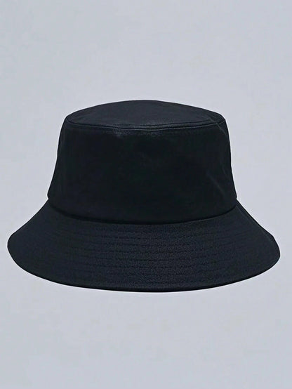 1pc Unisex Solid Color Bucket Hat With Adjustable Windproof Rope, Lightweight Fashion Outdoor Travel Hiking Climbing Casual Sports Sun Hat, Summer UV Protection Sunshade Cap