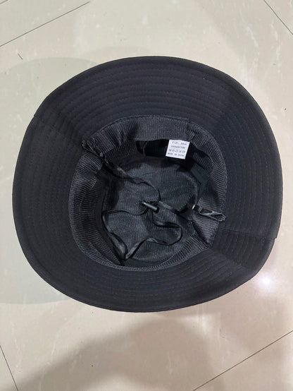 1pc Unisex Solid Color Bucket Hat With Adjustable Windproof Rope, Lightweight Fashion Outdoor Travel Hiking Climbing Casual Sports Sun Hat, Summer UV Protection Sunshade Cap