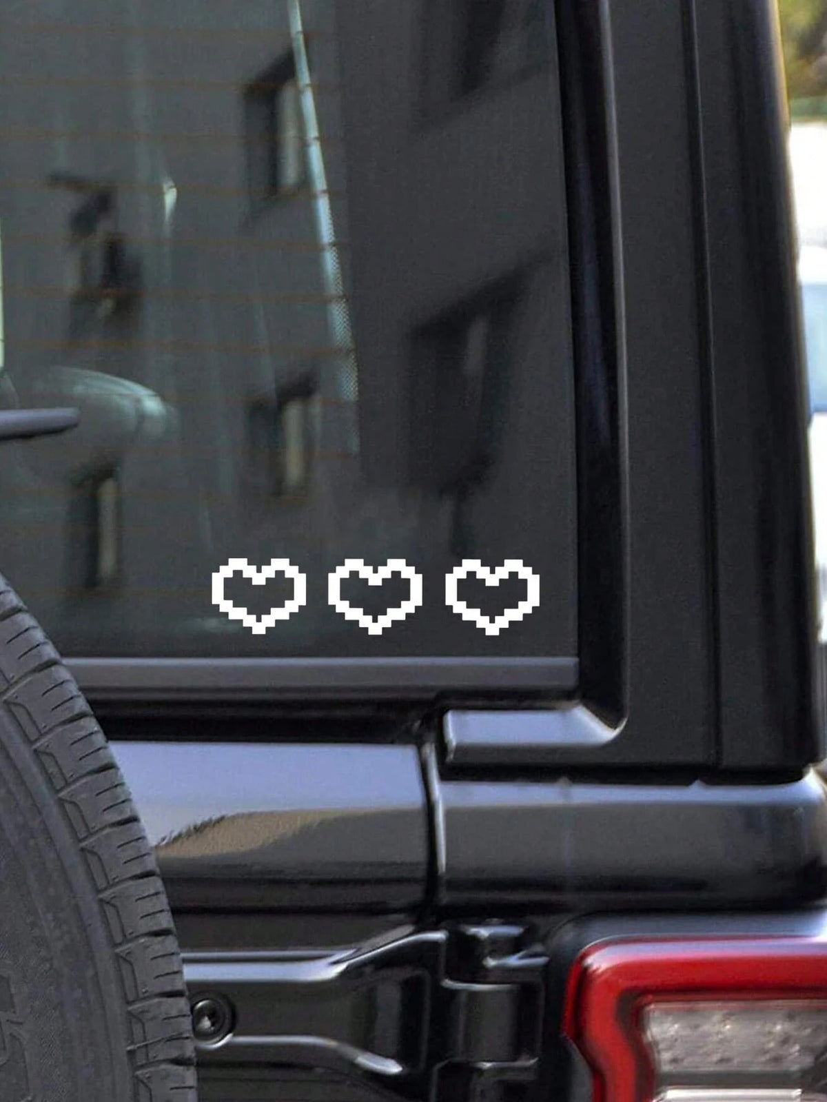 1sheet Heart Pattern Car Sticker
