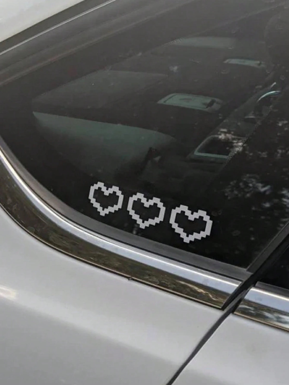 1sheet Heart Pattern Car Sticker