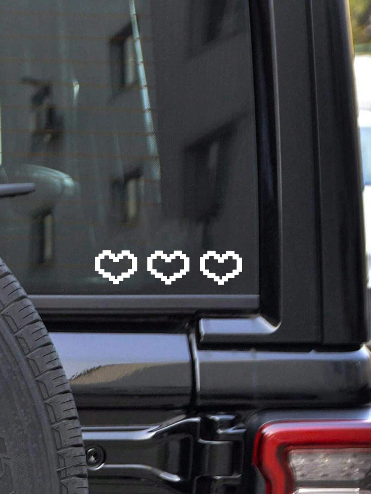 1sheet Heart Pattern Car Sticker