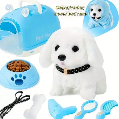2026 Simulation Robot Dog- With Interactive Walking, Barking, Expressive And Soft Plush Material- Ideal Choice For Adults And Teenagers, Cute Animal Inspired Products, Soft Touch Hair, Random Colors