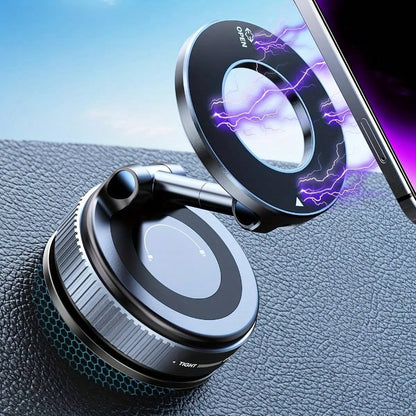360° Adjustable Magnetic Phone Holder, Suitable For Cars/Gyms/Mirrors/Smooth Surfaces/Bathroom Mirrors, Compatible With IPhone 16/15/14 Series, Portable Folding Car Phone Holder, Compatible With All S