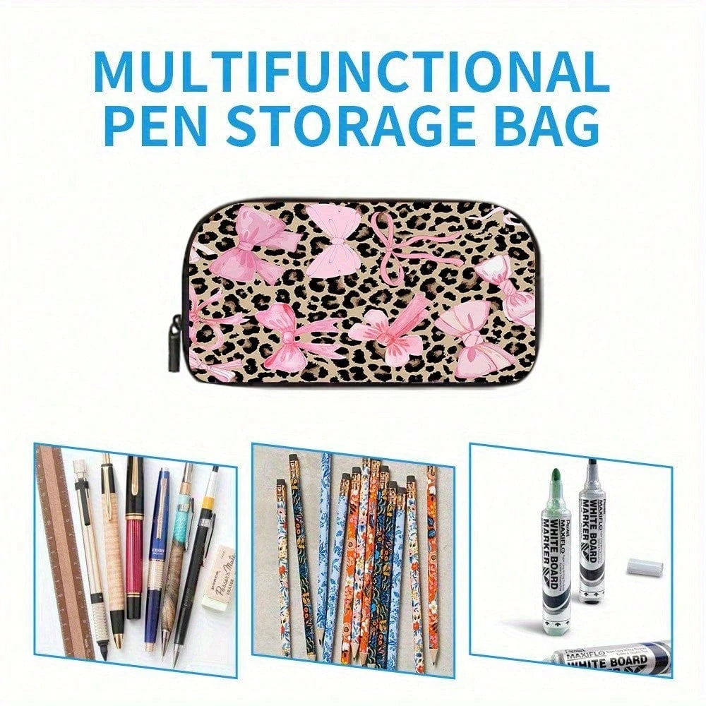 3pcs Leopard Print Backpack Set- Large Capacity Double Shoulder Bag, Handbag & Lunch Box With Adjustable Straps, Lightweight & Durable For Daily Commute, Casual Style, Backpack For School, Playful De
