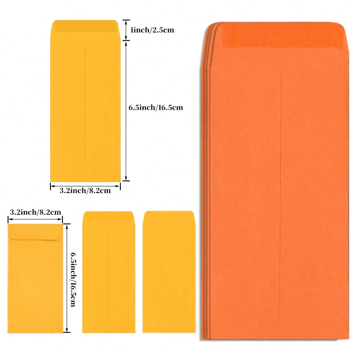 50 Pack Self Sealing Colored Money Envelopes Protection, Colorful Envelopes For Cash, Payroll, Money Saving, Coins, Currency, Macaron Colors Letter For Mailing, Birthday, Party, Friends Gathering, Tha