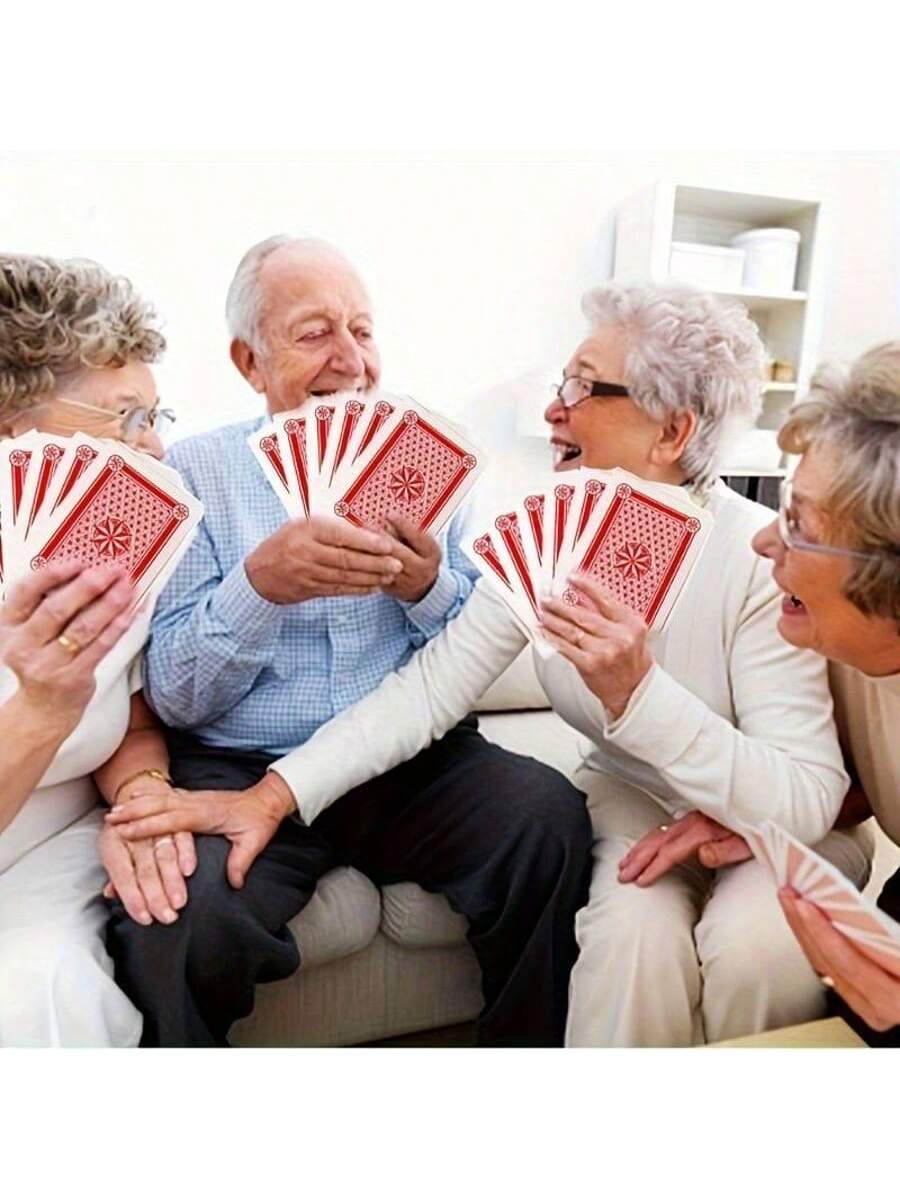 54pcs Oversized Playing Cards Set, High Quality Durable Giant Playing Cards Suitable For Teens And Adults, Great For Party Games And Magic, Unique Novelty Gift For Halloween, Christmas, Parties, For F