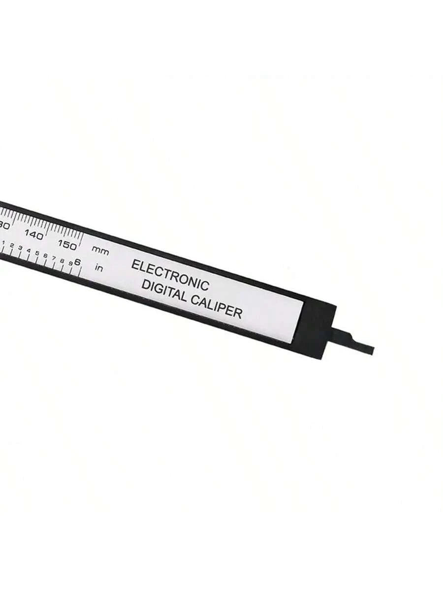 6 Inch/150mm Digital Electronic Caliper, Carbon Fiber Dial Vernier Caliper Micrometer Measuring Tool