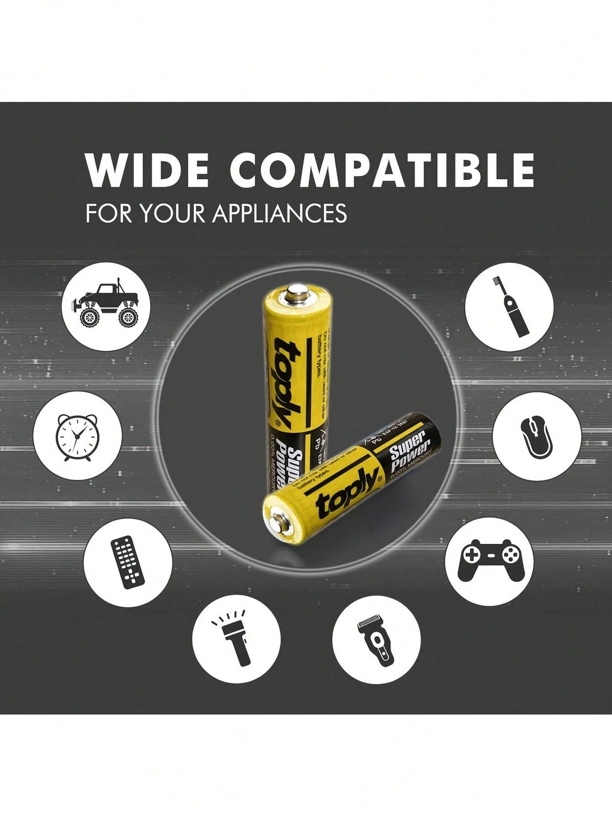60pcs AAA/AA Size 7/5 Disposable Batteries, 1.5V AA Batteries For LED String Lights, Toys, Remotes, Household, Christmas Gift Accessories
