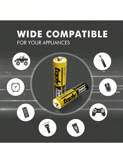 60pcs AAA/AA Size 7/5 Disposable Batteries, 1.5V AA Batteries For LED String Lights, Toys, Remotes, Household, Christmas Gift Accessories