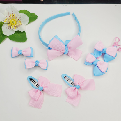 Light Blue/Baby Pink