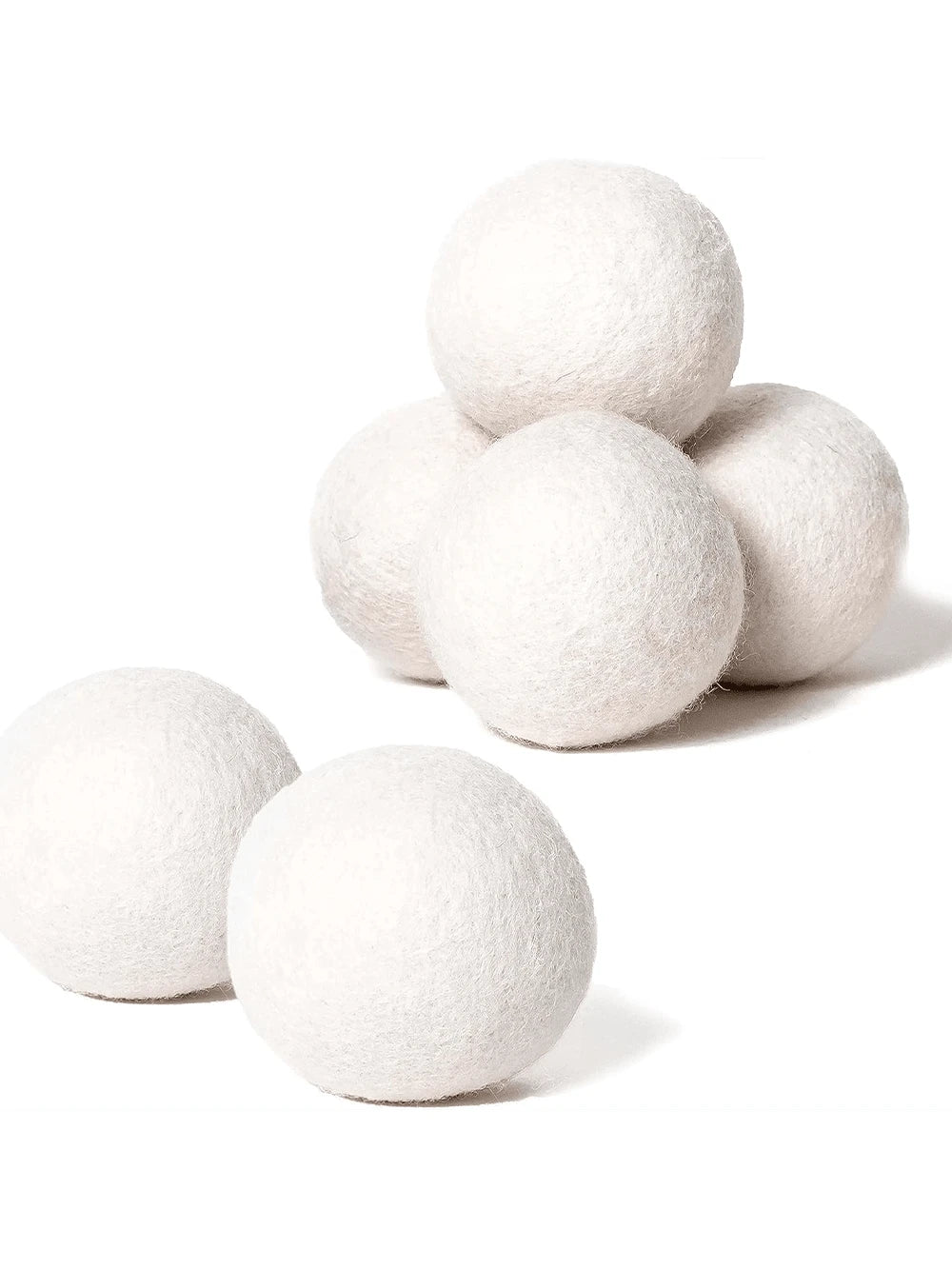 6pcs Wool Dryer Balls Drying Balls For Laundry,Reusable As Natural Fabric Softener, Reduce Clothing Wrinkles, Drying Clothes Faster