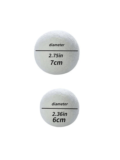 6pcs Wool Dryer Balls Drying Balls For Laundry,Reusable As Natural Fabric Softener, Reduce Clothing Wrinkles, Drying Clothes Faster