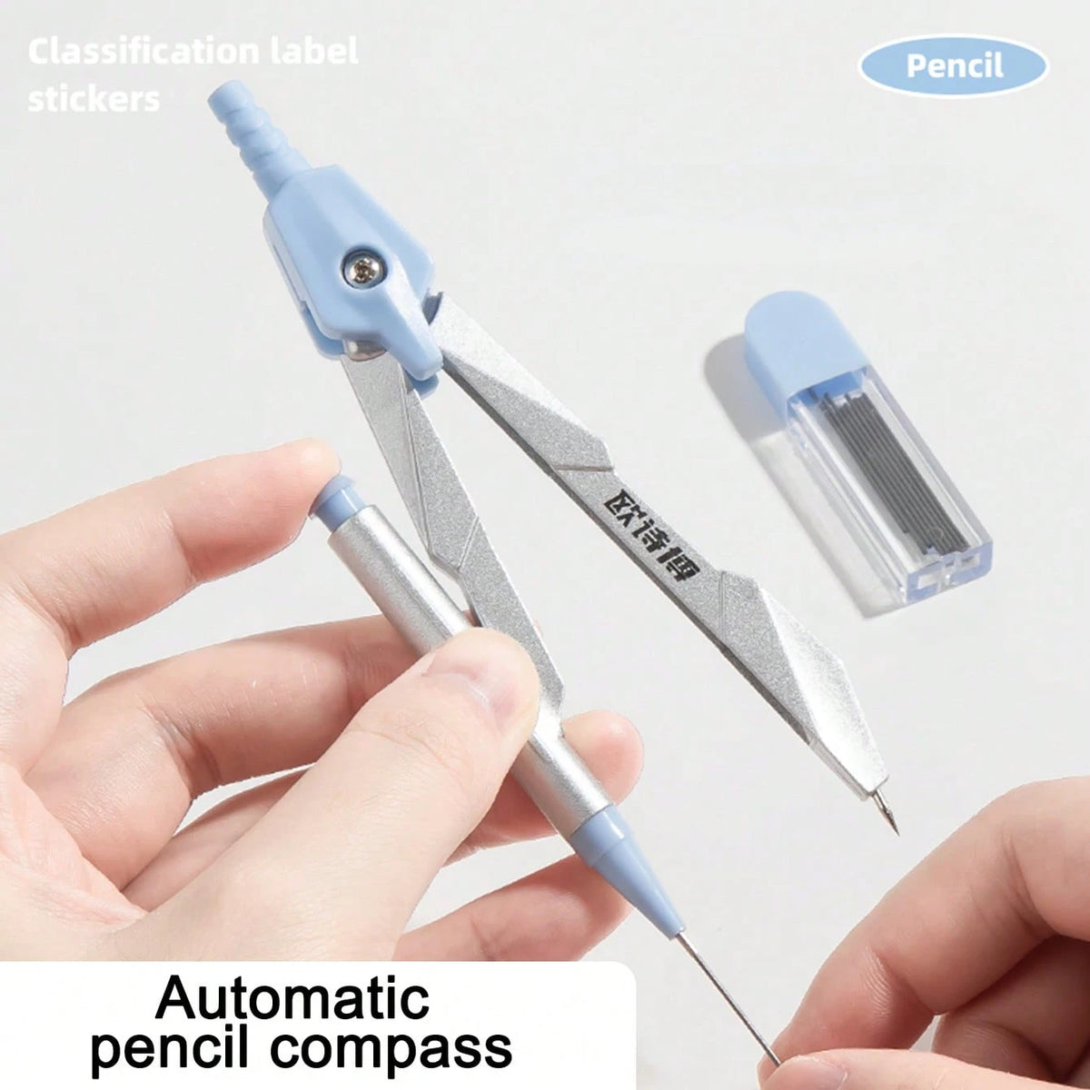 8pcs/Set Minimalist Transparent Compass & Ruler Set, Precise Drawing Tools Designed For Students, Suitable For School Math & Geometry Homework, Back To School
