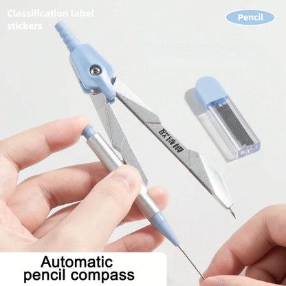 8pcs/Set Minimalist Transparent Compass & Ruler Set, Precise Drawing Tools Designed For Students, Suitable For School Math & Geometry Homework, Back To School