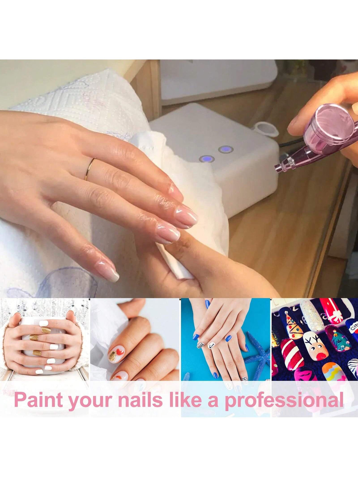 Airbrush Kit With Compressor- 48PSI High-Pressure, Non-Clogging Air Brush Set Cordless Rechargeable With 0.25mm Nozzle And Cleaning Brush For Nail Art, Makeup, Painting, And Cake Decorating