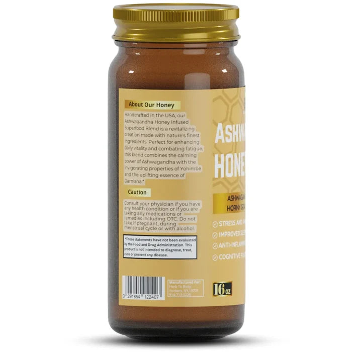 Ashwagandha Honey 16oz