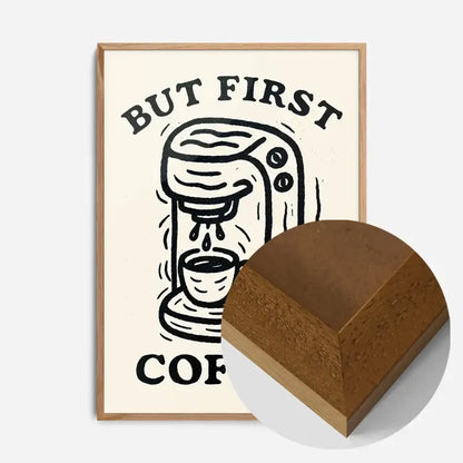 21x30cm | 8¼ x 11¾in / Oak Wood Frame