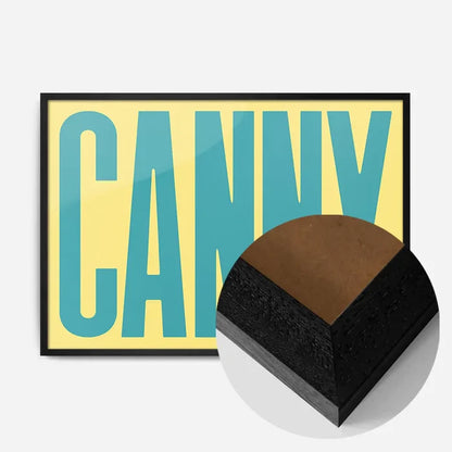 21x30cm | 8¼ x 11¾in / Black Wood Frame