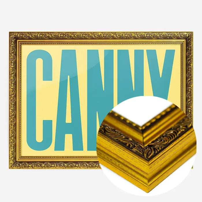 21x30cm | 8¼ x 11¾in / Gold Ornate Frame