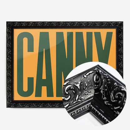 21x30cm | 8¼ x 11¾in / Black Ornate Frame