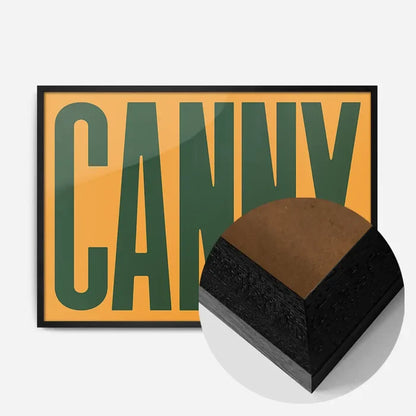 21x30cm | 8¼ x 11¾in / Black Wood Frame