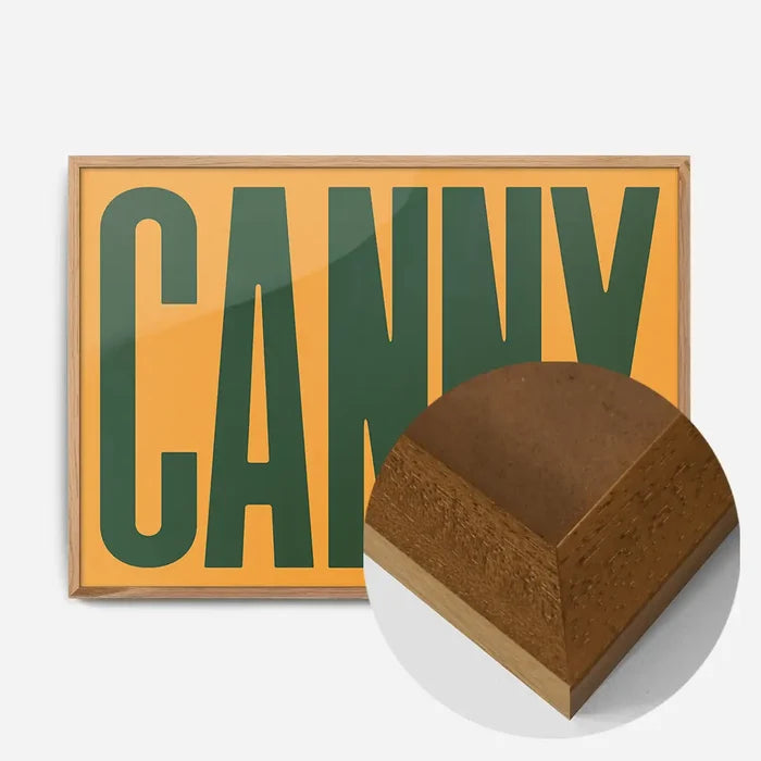 21x30cm | 8¼ x 11¾in / Oak Wood Frame