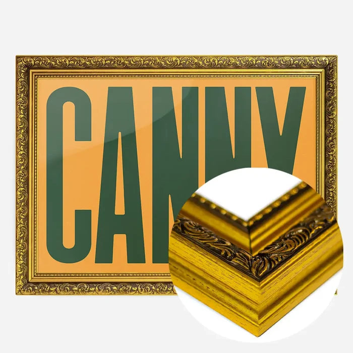 21x30cm | 8¼ x 11¾in / Gold Ornate Frame