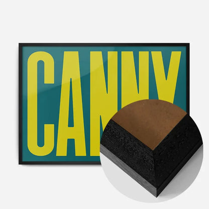 21x30cm | 8¼ x 11¾in / Black Wood Frame
