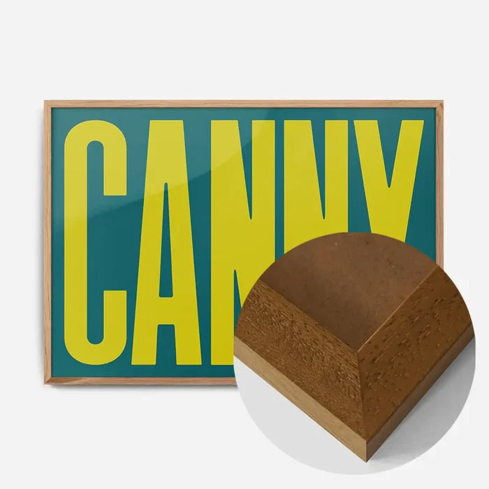 21x30cm | 8¼ x 11¾in / Oak Wood Frame