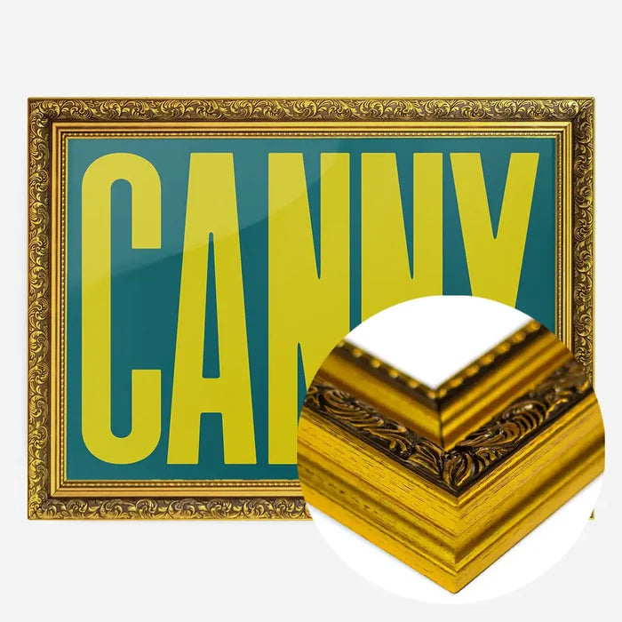 21x30cm | 8¼ x 11¾in / Gold Ornate Frame