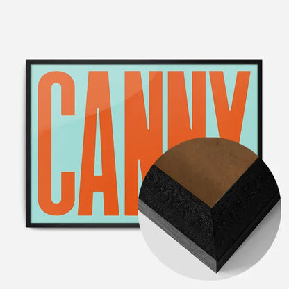 21x30cm | 8¼ x 11¾in / Black Wood Frame