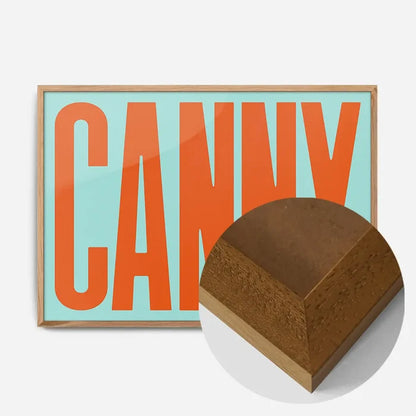 21x30cm | 8¼ x 11¾in / Oak Wood Frame