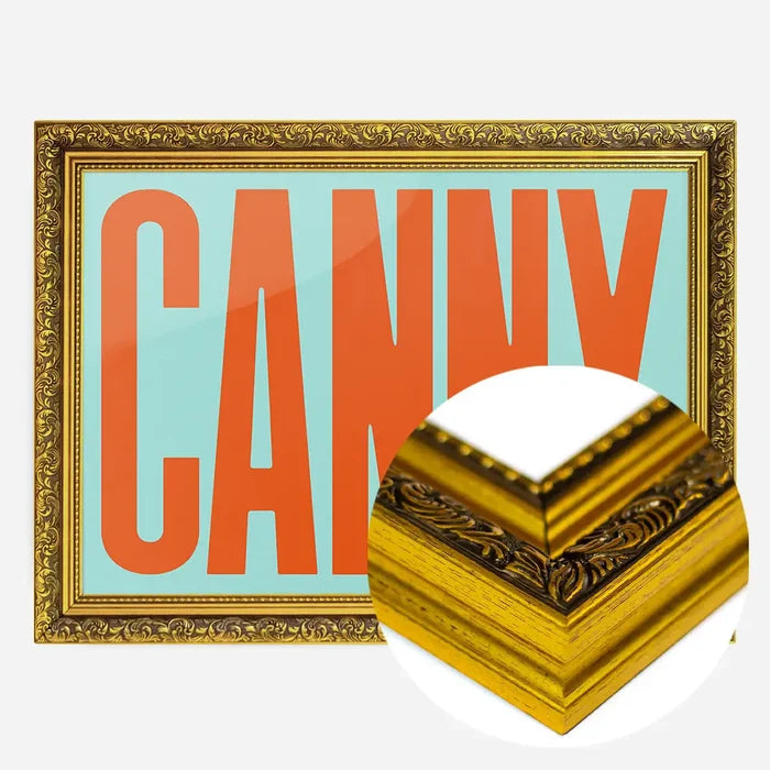 21x30cm | 8¼ x 11¾in / Gold Ornate Frame