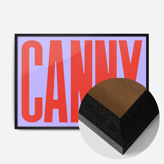21x30cm | 8¼ x 11¾in / Black Wood Frame