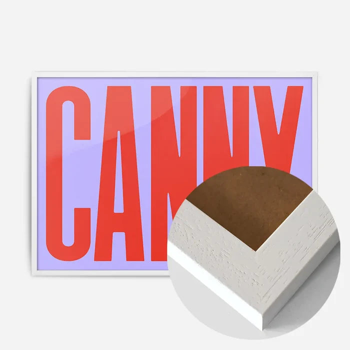 21x30cm | 8¼ x 11¾in / White Wood Frame