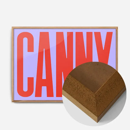 21x30cm | 8¼ x 11¾in / Oak Wood Frame