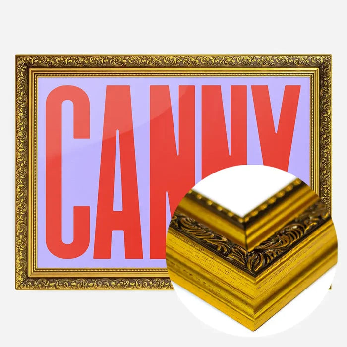 21x30cm | 8¼ x 11¾in / Gold Ornate Frame