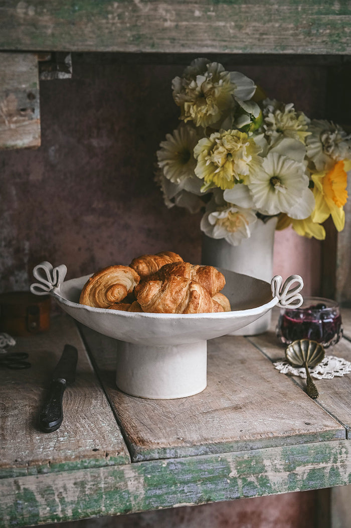 Ceramic Pedestal Bowl