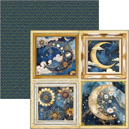 Ciao Bella - 12X12 Patterns Pad - Celestial. Available at Embellish Away located in Bowmanville Ontario Canada.